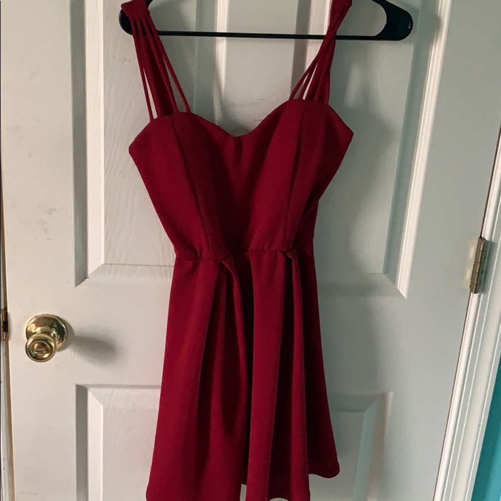 Red dress